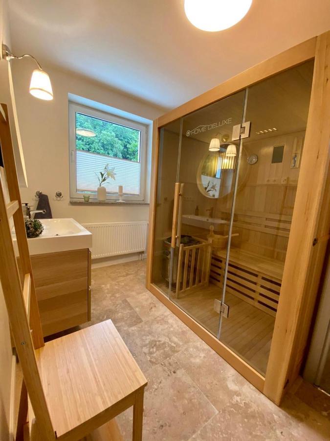 Traumhaus Thale Mit Sauna Und Kamin Exteriör bild