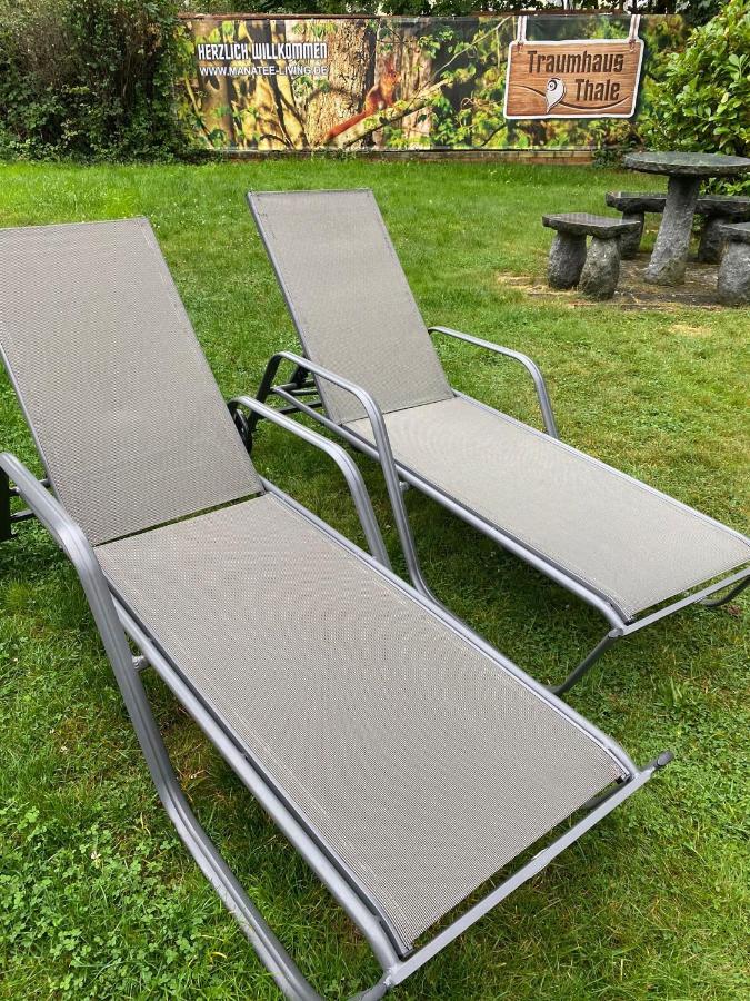 Traumhaus Thale Mit Sauna Und Kamin Exteriör bild