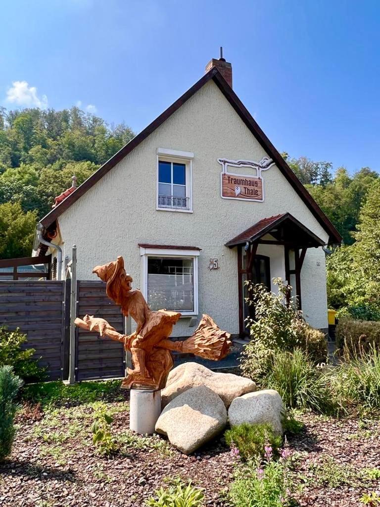 Traumhaus Thale Mit Sauna Und Kamin Exteriör bild